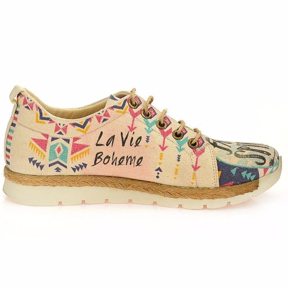 Goby Shoes - La Vie Boheme Free Spirit Sneakers - Picture 5 of 6